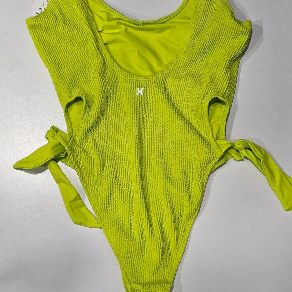 Hurley  Solid Scrunch One-Piece Swimsuit - Picture 7 of 11